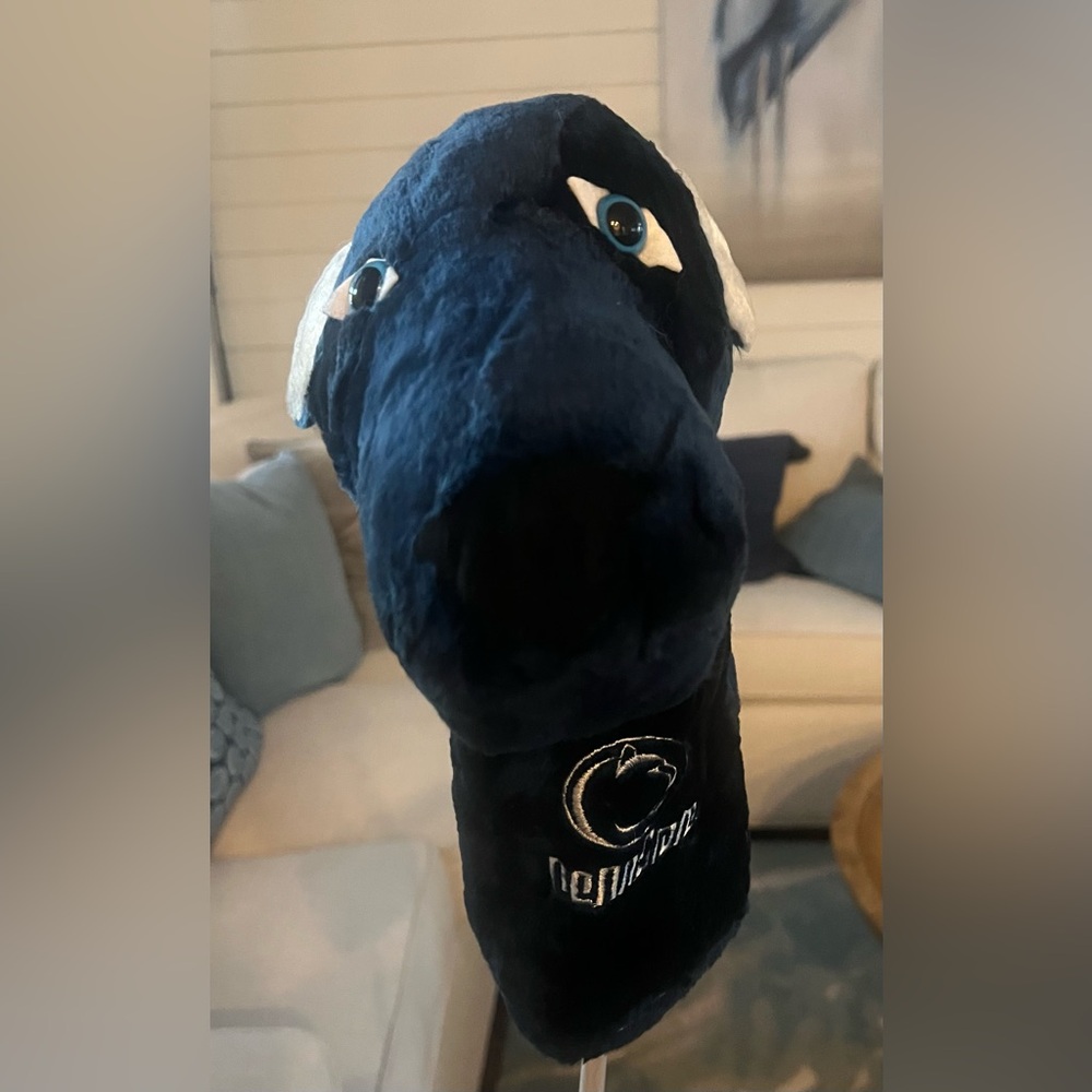 New Vintage Plush Penn State Lion fairway Head Cover Old Stock